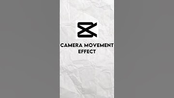 How To Add Camera Movement Effect In Capcut||#bharateditz #shorts