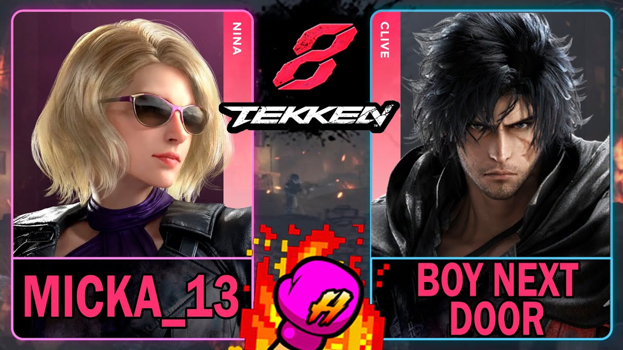 Tekken 8 Micka_13 (NINA) VS Boy Next Door (CLIVE)🥊 鉄拳8🥊4K 60ᶠᵖˢ🥊T8🥊TK8 
