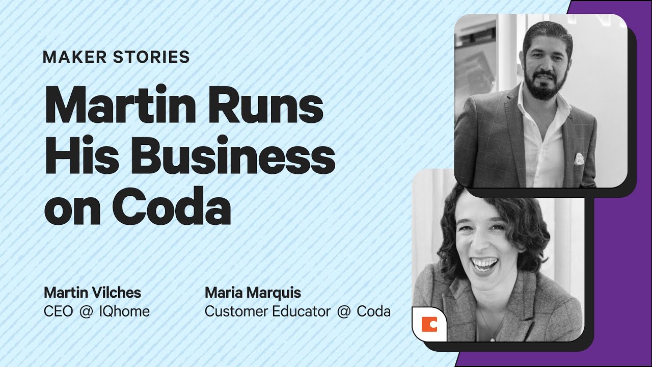 Martin Runs His Entire Business on Coda | Maker Stories
