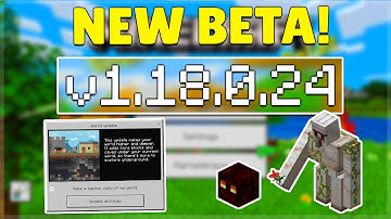 MCPE 1.18.0.24 BETA NEW UI FOR OLD WORLDS! Minecraft Pocket Edition Java Parity & Bug Fixes