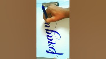 Pragya name calligraphy comment your name #calligraphy #shortvideo #youtubeshorts #shorts