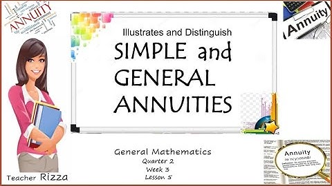 Simple and General Annuities