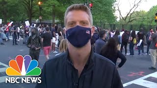 ‘Giant Group Exhalation’ In Black Lives Matter Plaza After Chauvin Guilty Verdict | NBC News NOW
