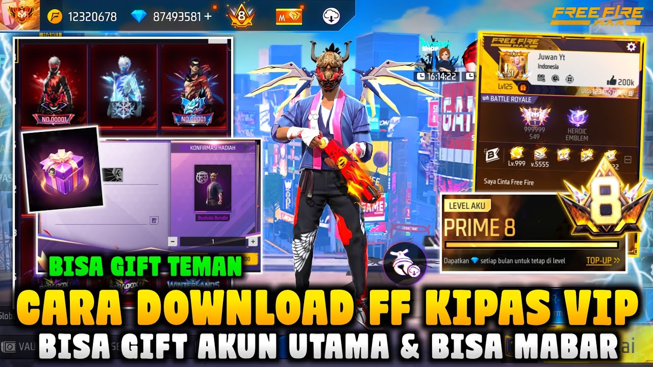 BISA MABAR‼️CARA DOWNLOAD FF KIPAS VIP ORI 2026 GRATIS!! FF BETA 2026 LINK MEDIAFIRE SEMUA HP🔥