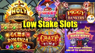 Low Stake Bonus Compilation, New Pragmatic Piggy Bankers, Gems Bonanza, Crazy Time & Much More screenshot 4
