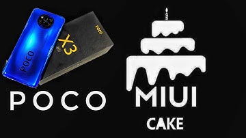 MIUI CAKE 🍰 13.0.1 Android 12 Poco X3 NFC