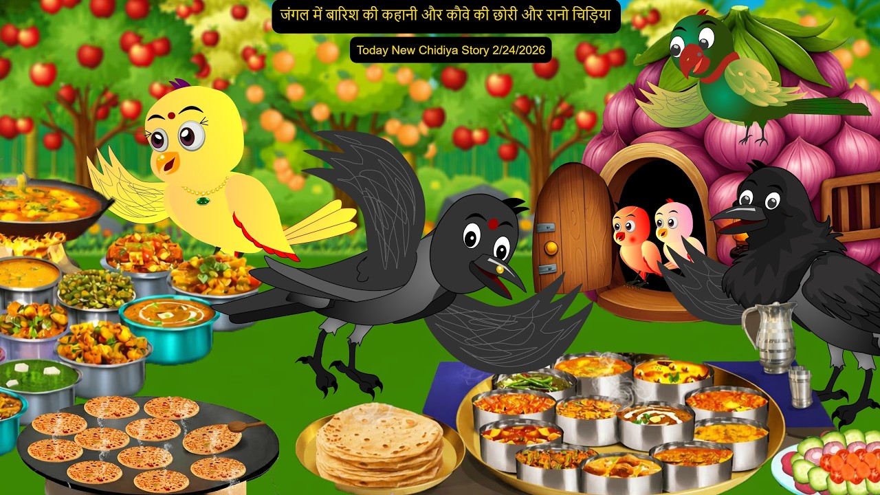 24-2-2026 | Chidiya Wala Cartoon | New Episode Rano Chidiya Ki New Hindi Kahaniyan | Chichu TV