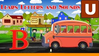 Learn ABC Alphabet Letter B Bus Boat Blimp