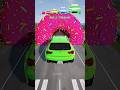 car big hole test | car big and  mini cake tunnel testing