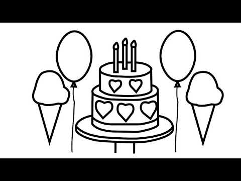 Видео: Как се рисува торта