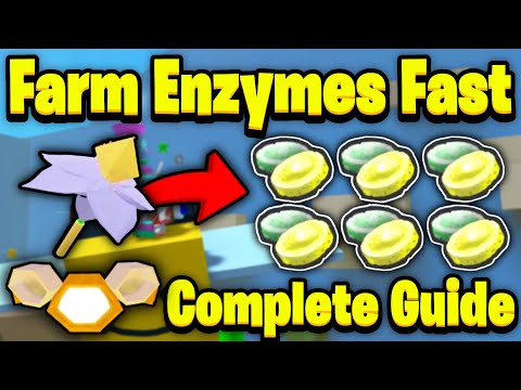 How to Get Enzymes Fast! [Best Method] - Bee Swarm Simulator
