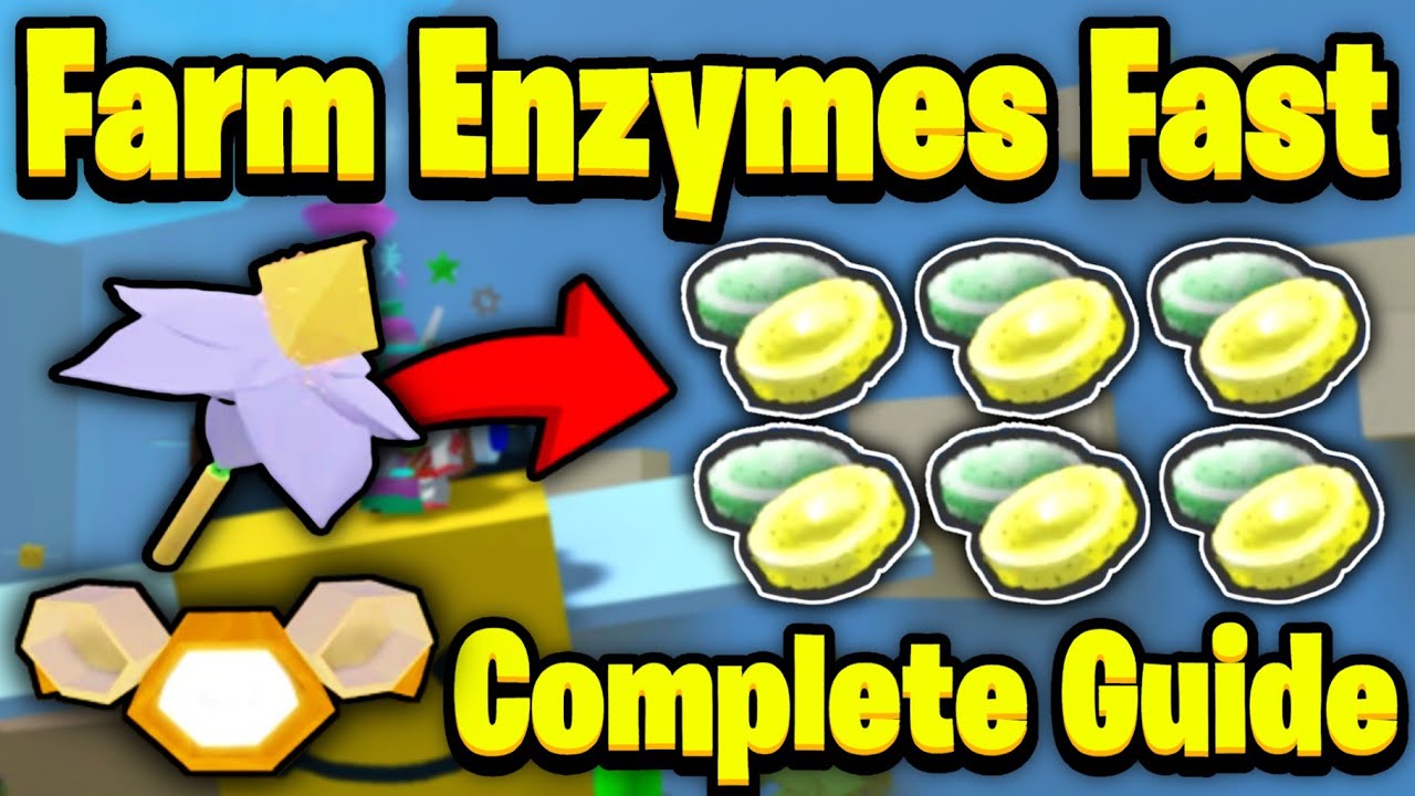 how-to-get-enzymes-fast-best-method-bee-swarm-simulator-youtube