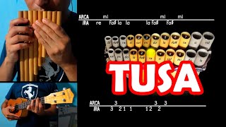Video thumbnail of "TUSA - Tutorial de Zampoña (Números)"