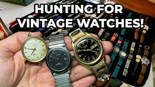 Hunting for Vintage Watches at Estate Sales  Mail Day Unboxing!