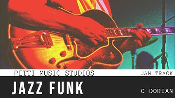 Extra Scuzzy Jazz Funk Guitar Backing Track in C Minor Dorian