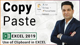 Excel 2019 - Copy-paste in Excel | Use of Clipboard in excel