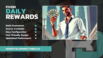 FiveM Daily Rewards Script | [ESX  / QBCore / QBX / OX]