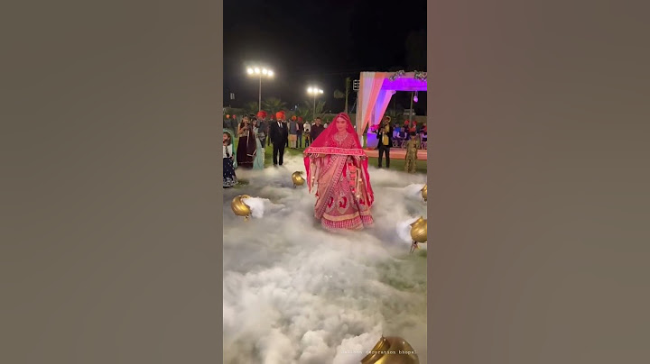 💫Awesome Bridal entry || cloud entry || fog entry || #bridal #wedding #entry #shorts #dulhan #couple