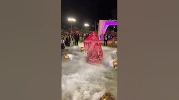 Awesome Bridal Entry Cloud Entry Fog Entry Bridal Wedding Entry Shorts Dulhan Couple 