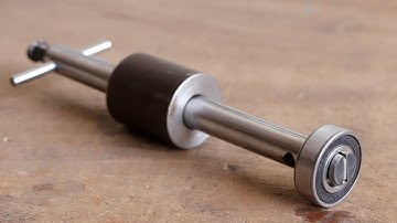 Make A Blind Hole Bearing Puller | DIY Inner Bearing Removal