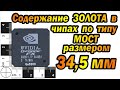 Шапки от чипов по типу мост, 34,5мм, сколько будет золота?