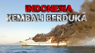 Kapal Penumpang Ternate Jurusan Sanana Terbakar Hebat di Tengah Laut