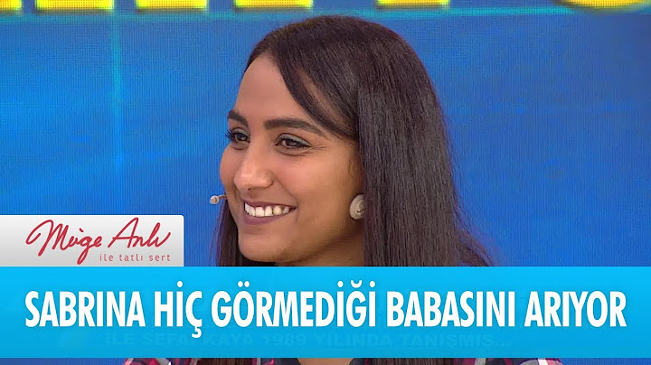 Sabrina hiç görmediği babasını arıyor - Müge Anlı İle Tatlı Sert 8 Ocak 2018