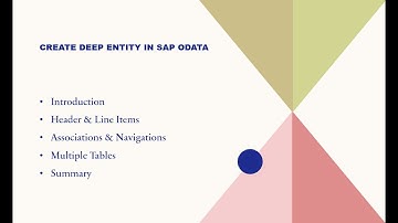 Create Deep Entity in SAP OData | Association & Navigation Property | 100% Practical Guide