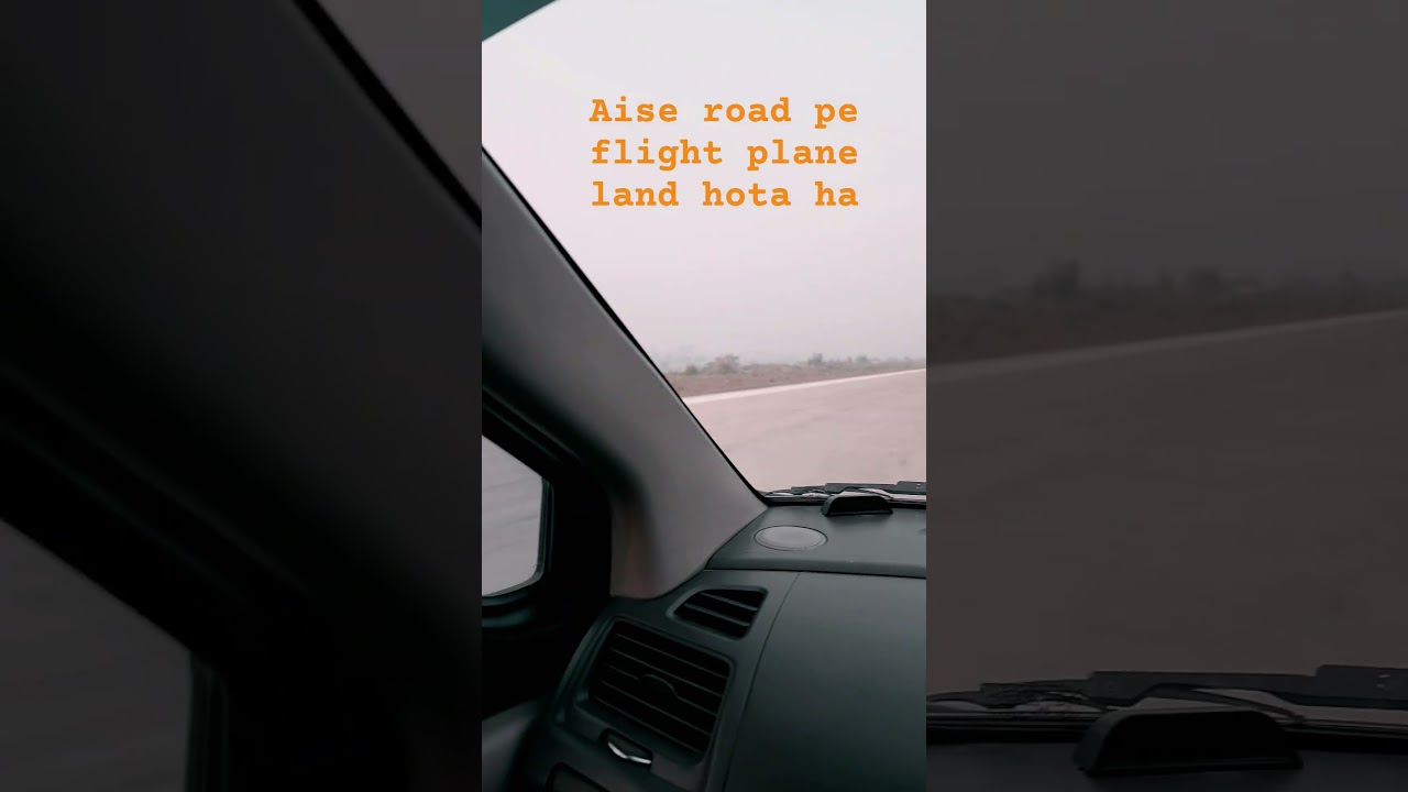 Chalo Dikhata hu India ka Fight plane road