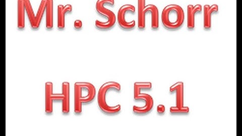 HPC 5.1