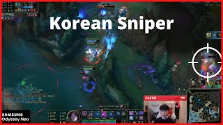 Faker on Kai'sa in a dragon fight