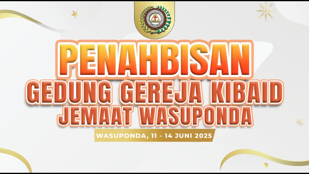 KKR Penahbisan Gedung Gereja KIBAID Jemaat Wasuponda
