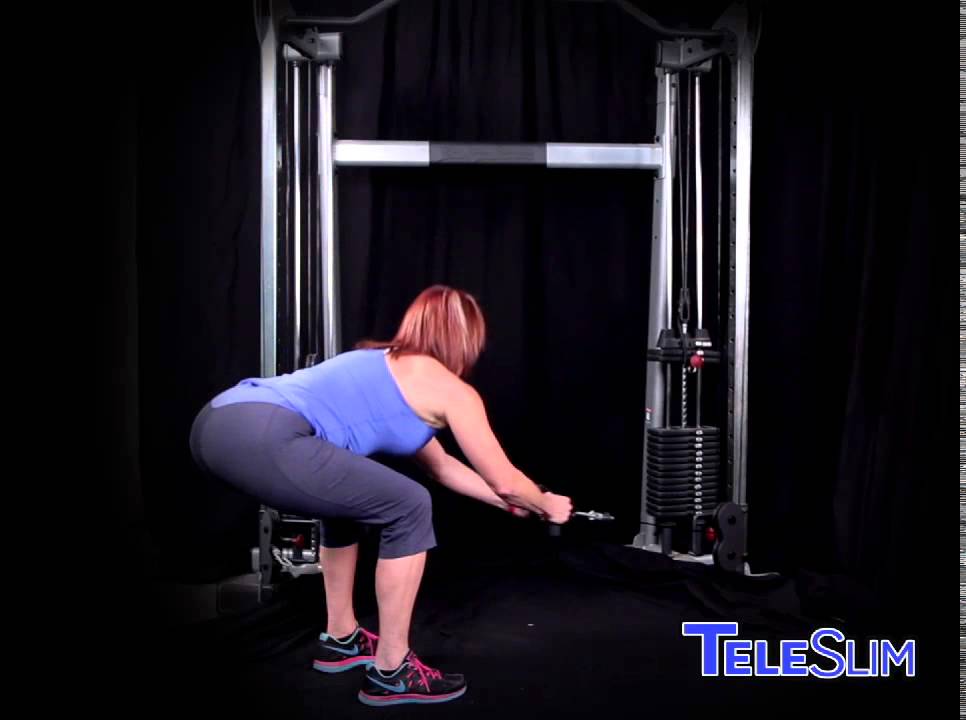 631 Cable Deadlift Row Cable Machine YouTube