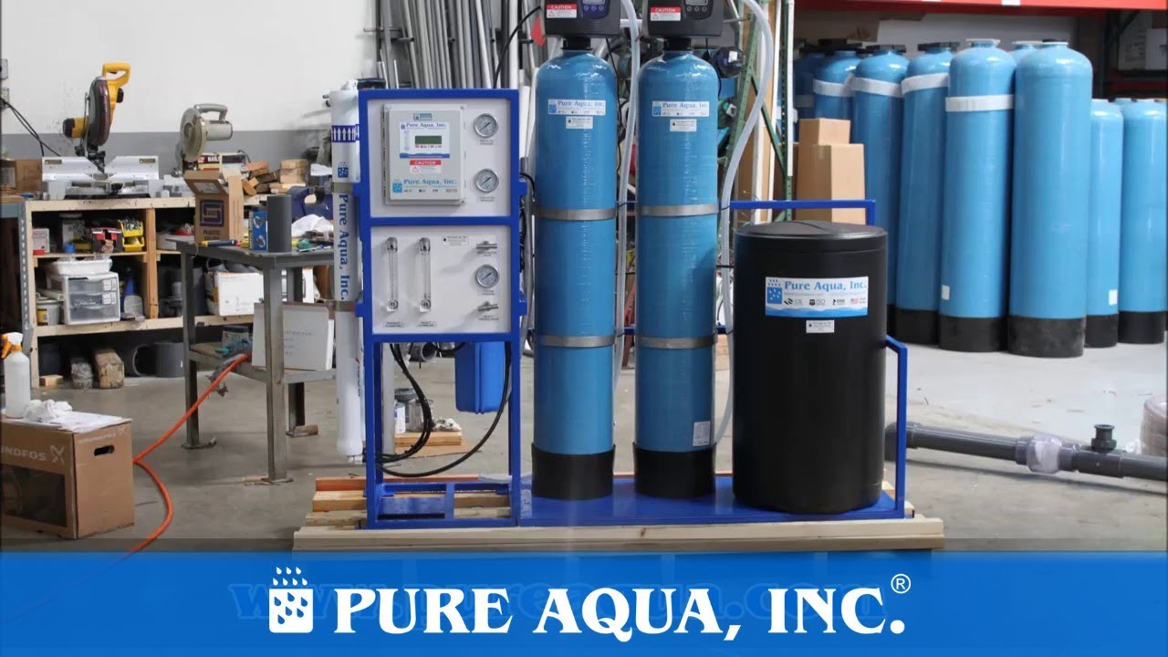 Skid Mounted Water Filtration System TN, USA 1,200 GPD | www.PureAqua ...
