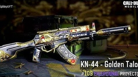 *NEW*FREE "KN-44-GOLDEN TALON"   Unlocked with Gameplay in COD Mobile