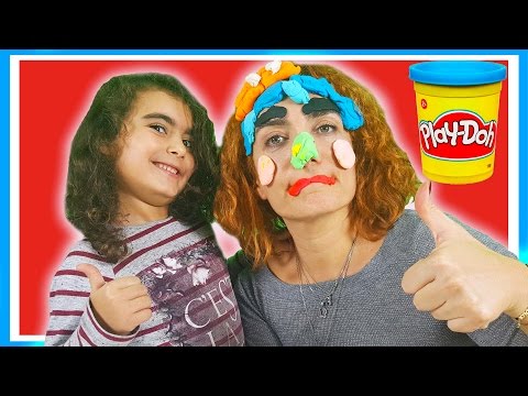 Oyun Hamuru Play Doh ile Makyaj Yaptık | Makyaj Videoları | UmiKids