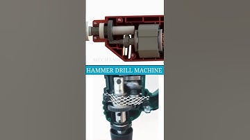 Hammer Drill Machine #machine #mechanism #industrialmachine #drill