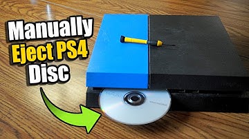 How to Manually Eject PS4 Disc that is stuck! (Games & Movies)