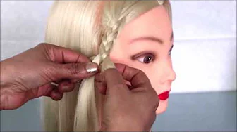 peinado  facil con trenza de 4 cabos