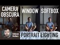 Portrait lighting softbox vs window vs camera obscura what is the difference for photographers