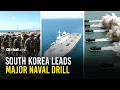 South Korean naval forces conduct joint amphibious exercises with US and New Zealand