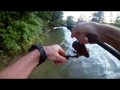 Aliexpress RedWolf TAV 2.13 fishing rod test AND I need a NET - YouTube