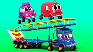 Super CARRIER TRUCK and the ACROBATICS VEHICLES by Car City Cartoon for Kids 86,409 views 1 month ago 38 minutes