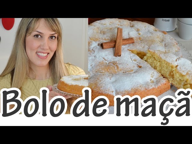 BOLO DE MAÇÃ DE LIQUIDIFICADOR I RECEITAS E TEMPEROS
