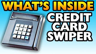 Inside a Tranz 330 Credit Card Swiper No Swiping
