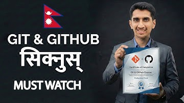 Git and GitHub Course In Nepali - For Beginners With Certificate