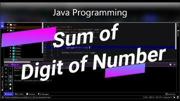 How to find Sum of Digits of a Number in Java || Java Program to find Sum of Digits of a Number