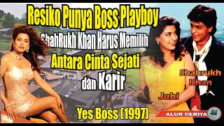 WHEN SHAH RUKH KHAN COMPETED WITH THE BOSS OVER A GIRL || Storyline of the Indian Film Yes Boss