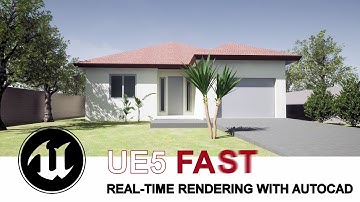 UE5 : Rendering a Dwg File Containing External References (XREF)