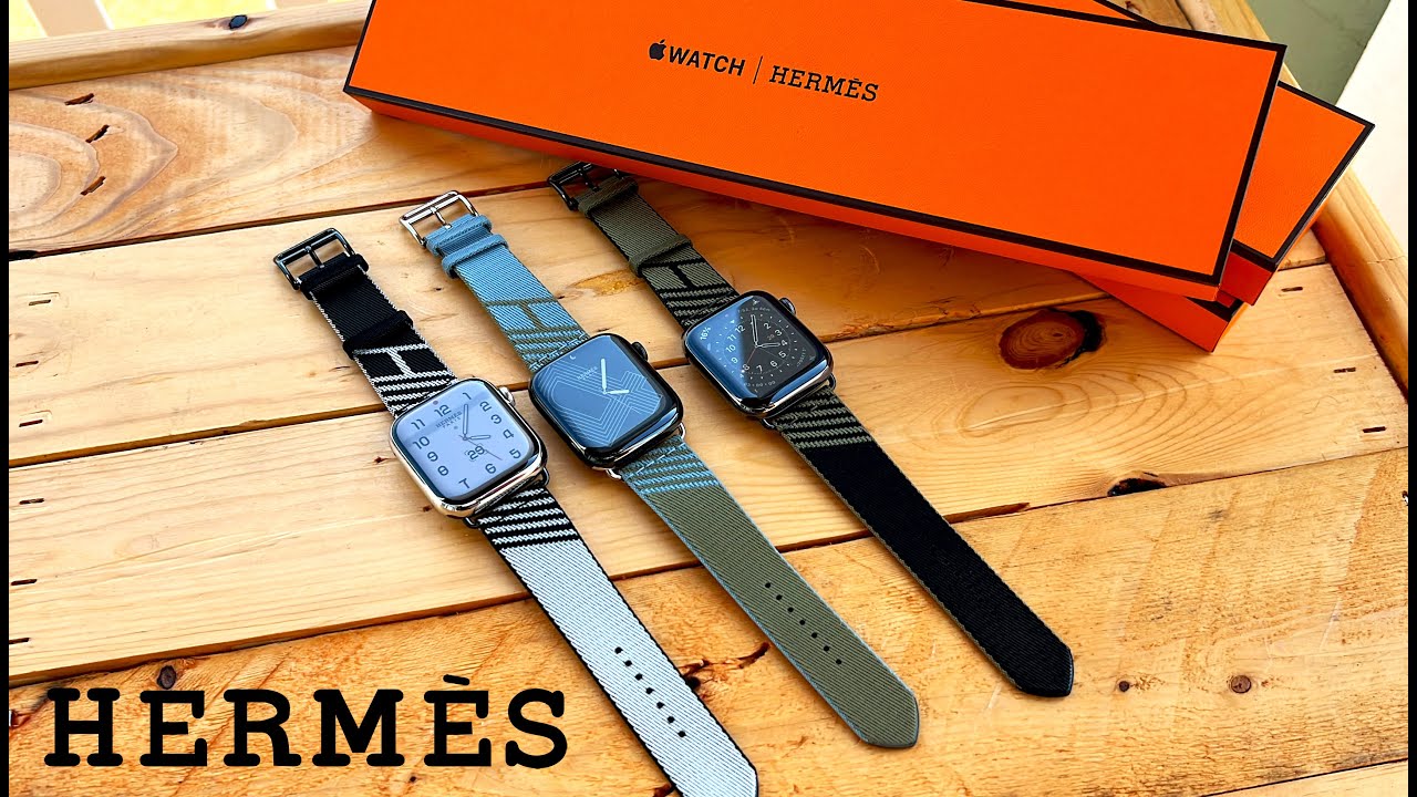 Apple Watch Hermes Series 9 45mm With Orange Sports Band